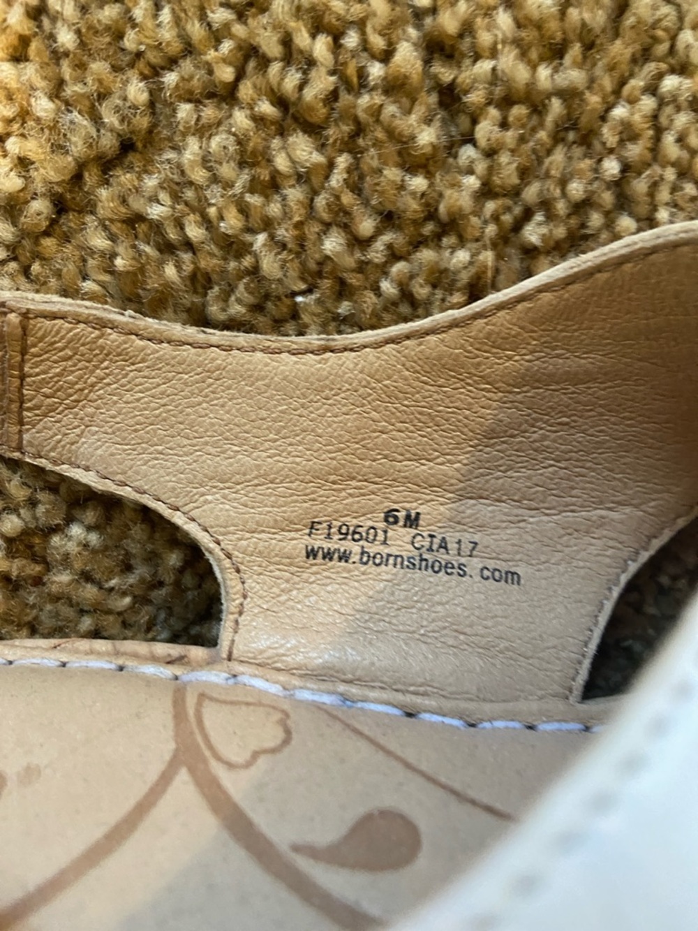 Born White Cork Wedge Sandals - Picture 3 of 5